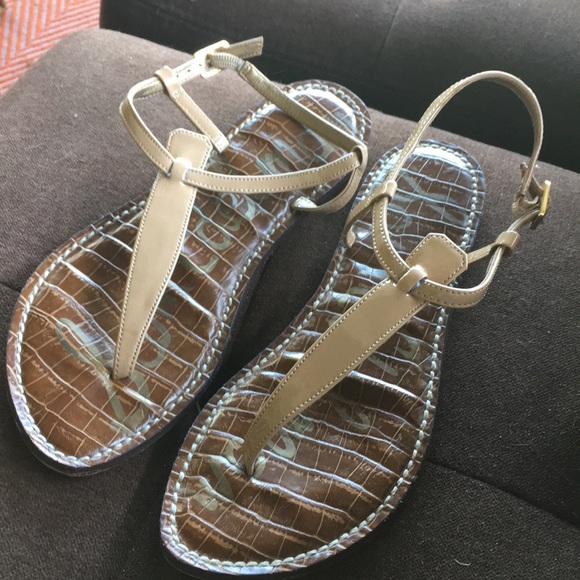 Sam Edelman Shoes - Sam Edelman Patent Leather Gigi Thong Sandals